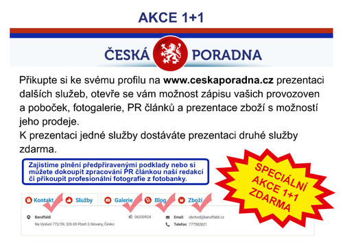 AKCE Z&Aacute;LOŽKA 1+1