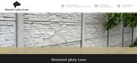 Betonové ploty Leon